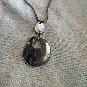 Elegant Silver Pendant Necklace